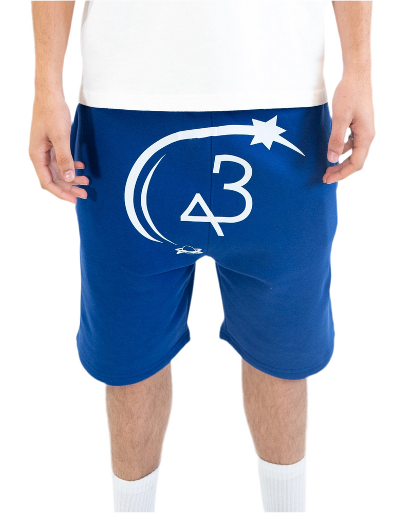 BLUE 'ASWC' SHORTS